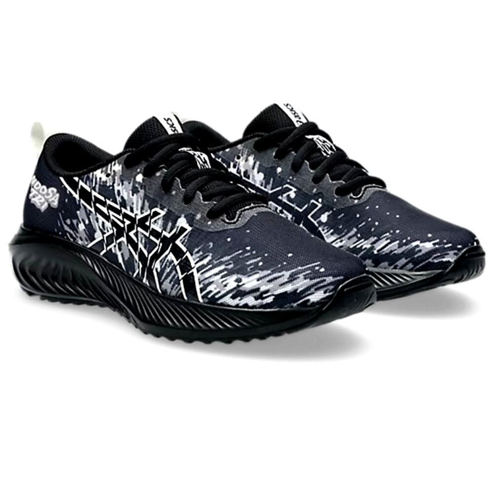 Asics Kids Black White Gel-Noosa Tri 16 GS Running Shoes Size 6